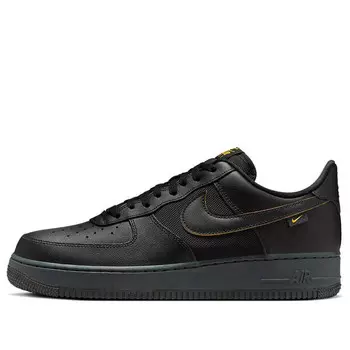 Кроссовки air force 1 '07 'black university gold' Nike, черный