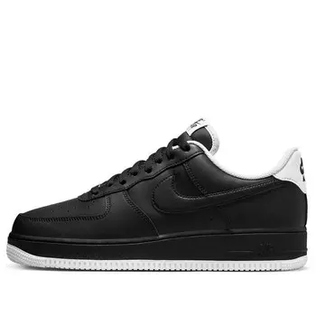 Кроссовки air force 1 '07 'black white' Nike, черный