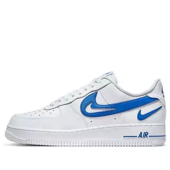 Кроссовки air force 1 '07 'cut out swoosh - game royal' Nike, белый
