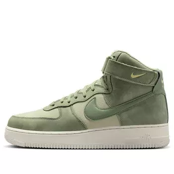 Кроссовки air force 1 '07 high 'oil green' Nike, зеленый