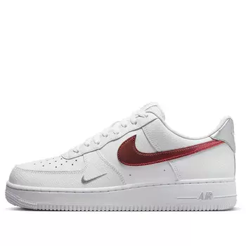 Кроссовки air force 1 '07 low 'white picante red' Nike, белый