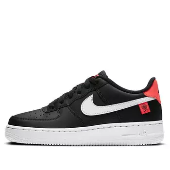 Кроссовки air force 1 '07 low 'worldwide pack - black flash crimson' Nike, черный