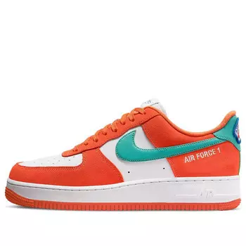Кроссовки air force 1 '07 lv8 'athletic club - rush orange washed teal' Nike, белый