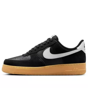 Кроссовки air force 1 '07 lv8 'black white gum' Nike, черный