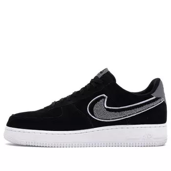 Кроссовки air force 1 '07 lv8 'chenille swoosh' Nike, черный