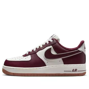 Кроссовки air force 1 '07 lv8 'college pack - night maroon' Nike, белый