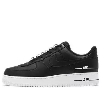 Кроссовки air force 1 '07 lv8 'double air pack - black' Nike, черный