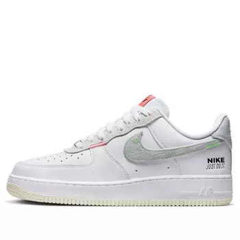 Кроссовки air force 1 '07 lv8 'just stitch it - white coconut milk' Nike, белый