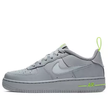 Кроссовки air force 1 '07 lv8 'particle grey volt' Nike, серый