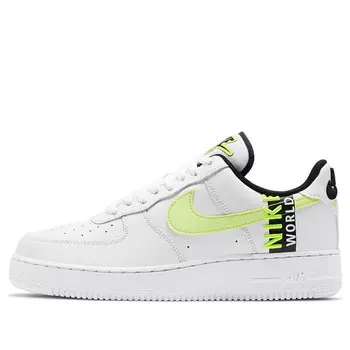 Кроссовки air force 1 '07 lv8 'worldwide pack - volt' Nike, белый
