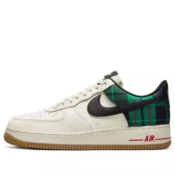 Кроссовки air force 1 '07 lx 'stadium green plaid' Nike, белый