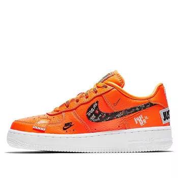 Кроссовки air force 1 '07 premium 'just do it' Nike, оранжевый
