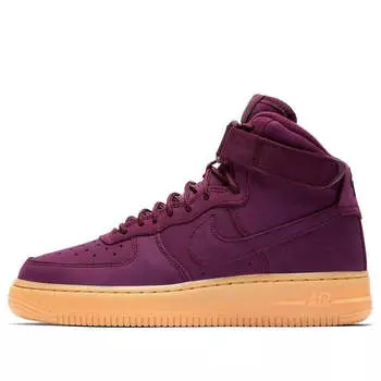 Кроссовки air force 1 high wb Nike, бордовый