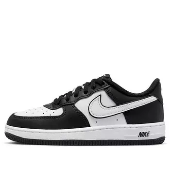 Кроссовки air force 1 low '07 lv8 'white swoosh panda' Nike, черный