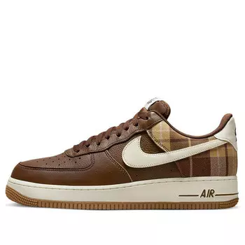 Кроссовки air force 1 low 'cacao plaid' Nike, мультиколор