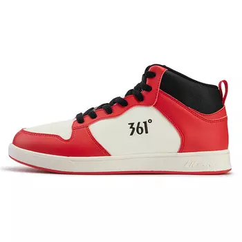 Кроссовки Air Force One для скейтбординга, мужские, среднего размера, перья, белый/красный 361°