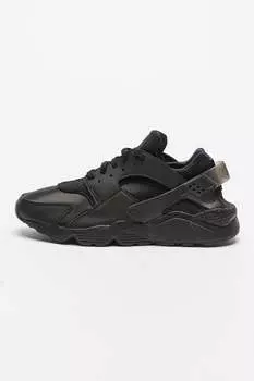Кроссовки Air Huarache из кожи и текстиля Nike, черный