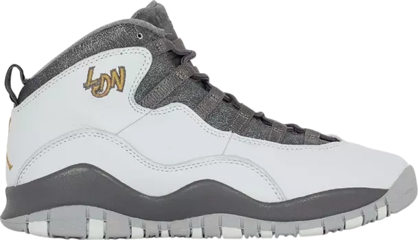 Кроссовки Air Jordan 10 Retro BG London, серый