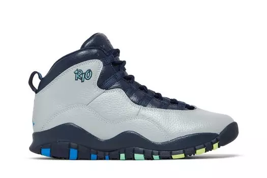 Кроссовки Air Jordan 10 Retro BG 'Rio', серый