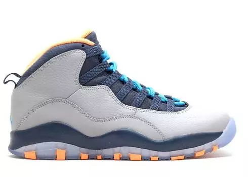 Кроссовки AIR JORDAN 10 RETRO 'BOBCATS', серый