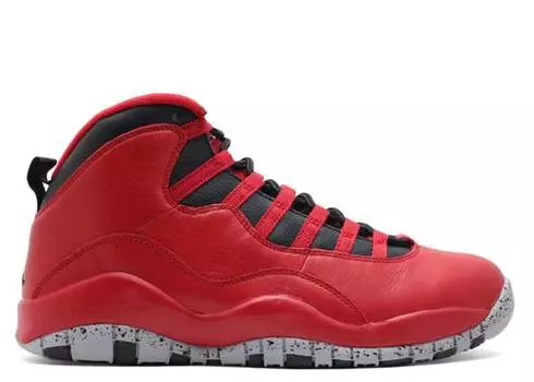 Кроссовки AIR JORDAN 10 RETRO 'BULLS OVER BROADWAY', красный