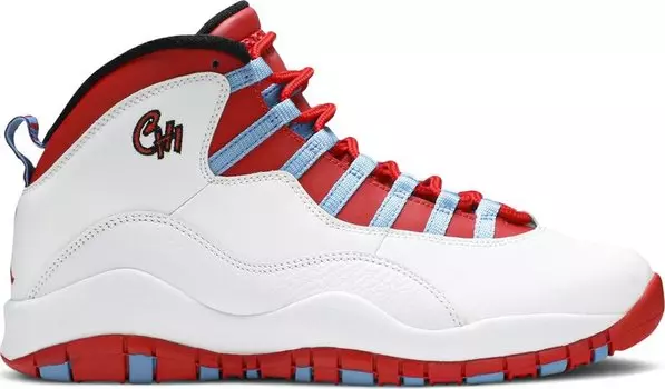 Кроссовки Air Jordan 10 Retro City Pack - Chicago, белый