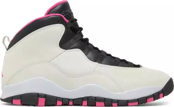 Кроссовки Air Jordan 10 Retro GG Vivid Pink, серый