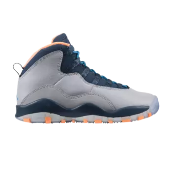 Кроссовки Air Jordan 10 Retro GS 'Bobcats', серый