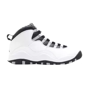 Кроссовки Air Jordan 10 Retro GS 'Steel' 2013, белый