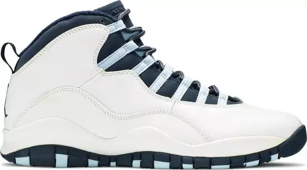 Кроссовки Air Jordan 10 Retro Ice Blue 2005, белый