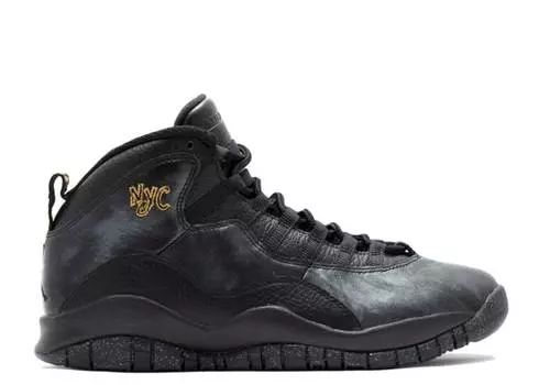 Кроссовки AIR JORDAN 10 RETRO 'NYC', черный