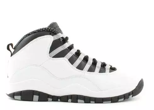 Кроссовки AIR JORDAN 10 RETRO 'STEEL' 2005, белый