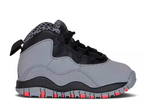 Кроссовки AIR JORDAN 10 RETRO TD 'COOL GREY', серый