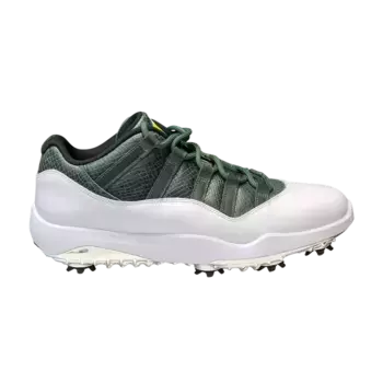 Кроссовки Air Jordan 11 Low Golf NRG 'Masters', зеленый