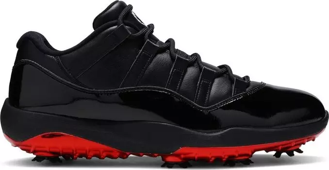 Кроссовки Air Jordan 11 Low Golf Safari Bred, черный
