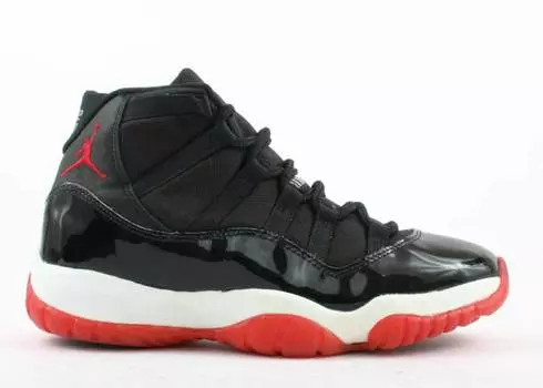 Кроссовки AIR JORDAN 11 OG 'BRED' 1996, черный