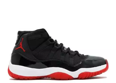 Кроссовки AIR JORDAN 11 RETRO 'BRED' 2012, черный
