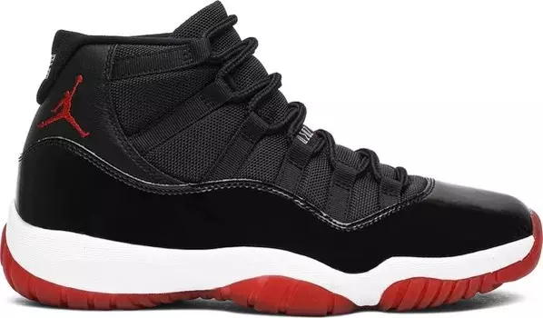 Кроссовки Air Jordan 11 Retro 'Bred' 2019, красный