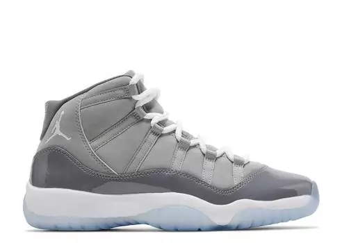 Кроссовки AIR JORDAN 11 RETRO GS 'COOL GREY' 2021, серый