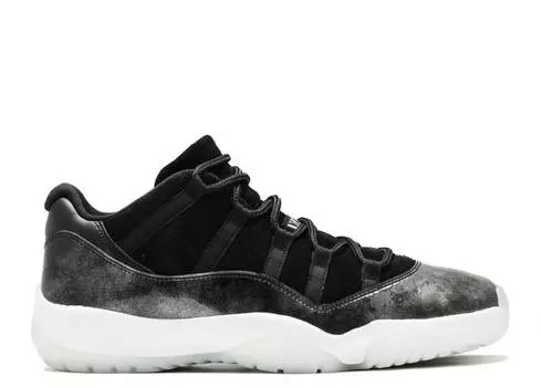 Кроссовки AIR JORDAN 11 RETRO LOW 'BARONS', черный