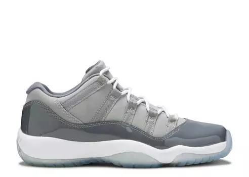 Кроссовки AIR JORDAN 11 RETRO LOW BG 'COOL GREY', серый