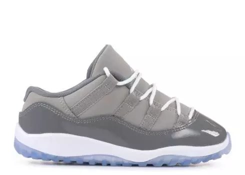 Кроссовки AIR JORDAN 11 RETRO LOW BT 'COOL GREY', серый