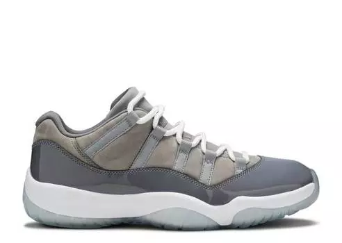 Кроссовки AIR JORDAN 11 RETRO LOW 'COOL GREY', серый