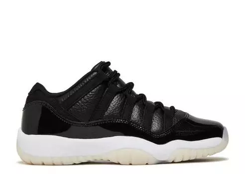 Кроссовки AIR JORDAN 11 RETRO LOW GS '72-10', черный