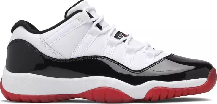 Кроссовки Air Jordan 11 Retro Low GS Concord-Bred, белый