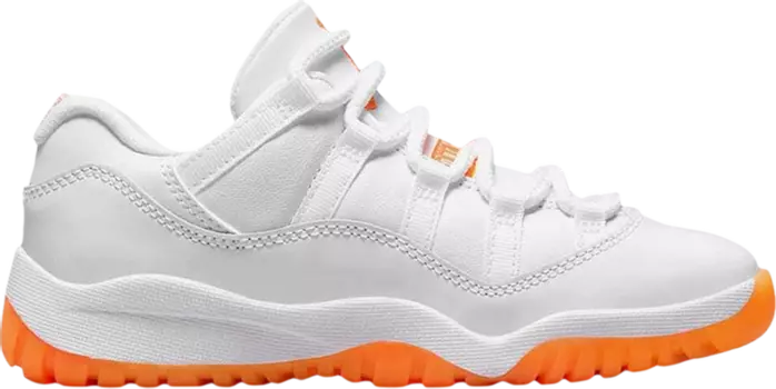 Кроссовки Air Jordan 11 Retro Low PS Bright Citrus, белый