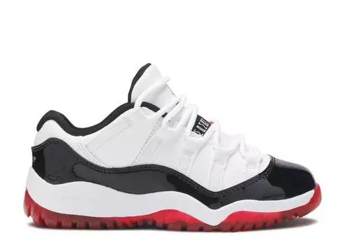 Кроссовки AIR JORDAN 11 RETRO LOW PS 'CONCORD-BRED', белый