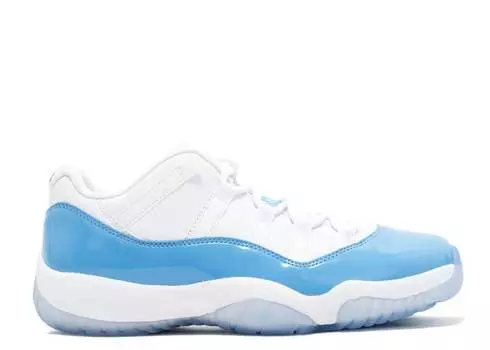 Кроссовки AIR JORDAN 11 RETRO LOW 'UNC', белый