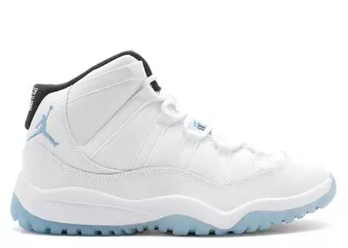 Кроссовки AIR JORDAN 11 RETRO PS 'LEGEND BLUE', белый