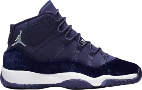 Кроссовки Air Jordan 11 Retro PS Midnight Navy Velvet, синий